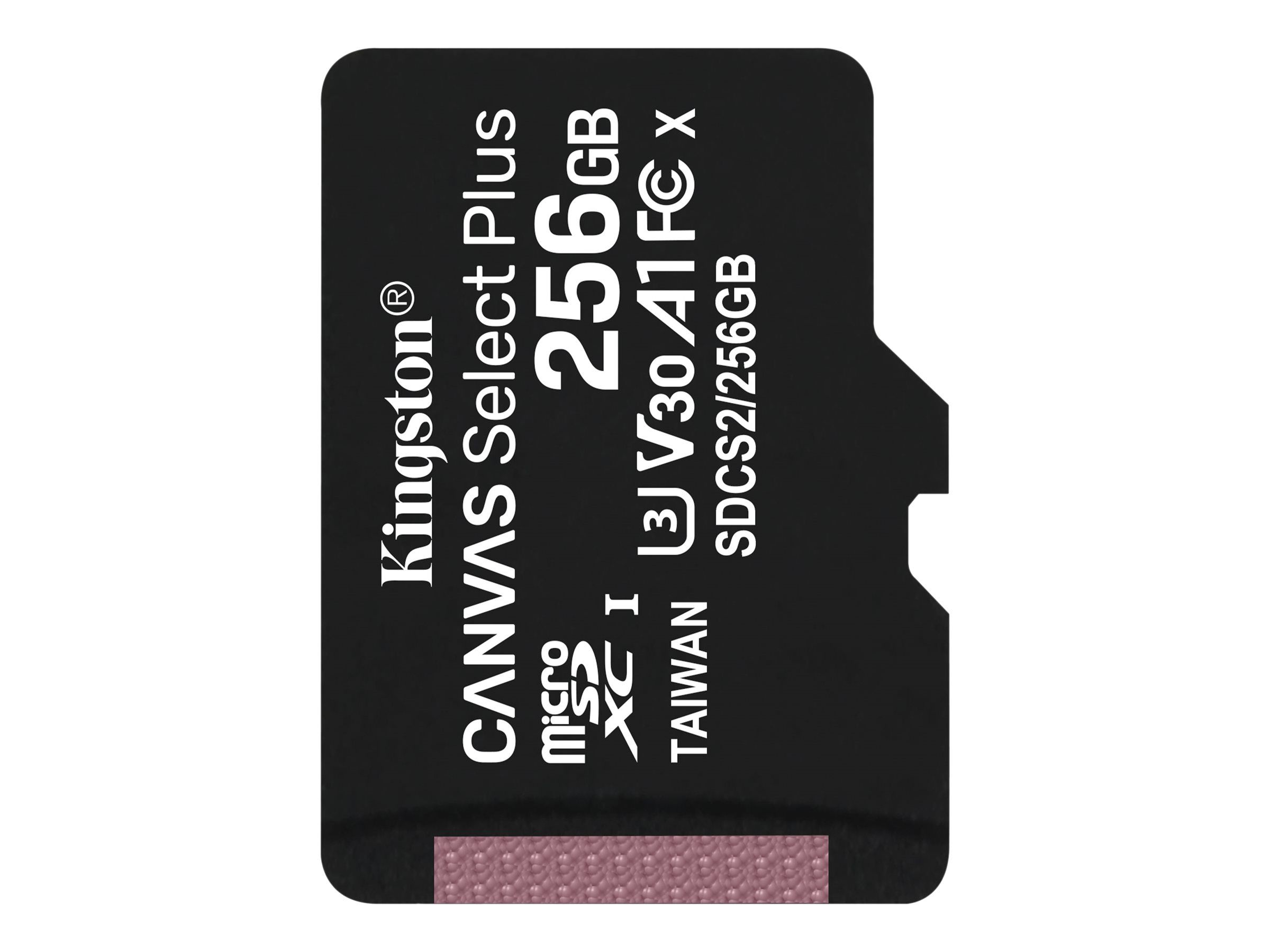 Kingston Canvas Select Plus - Flash-muistikortti - 256 GB